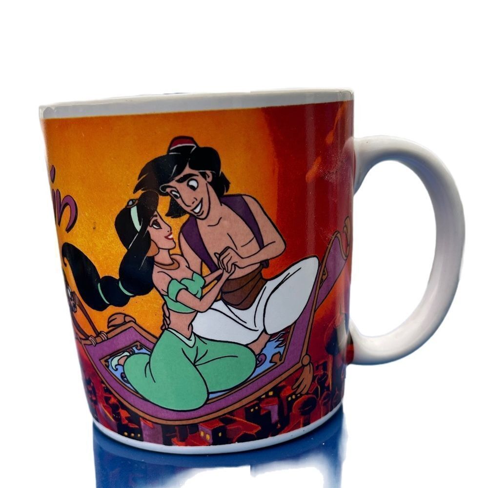 Vintage Disney Aladdin Coffee Mug